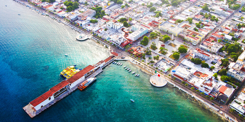 Isla Cozumel, Muelle fiscal, ciudad de Cozumel